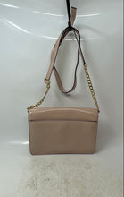 Load image into Gallery viewer, Michael Kors Womens Pink Leather Adjustable Strap Magnetic Flap Crossbody Bag
