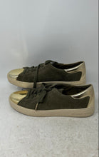Load image into Gallery viewer, Michael Kors Womens Frankie Green Gold-Tone Lace-Up Sneaker Shoes Size 7.5 M
