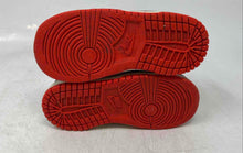 Load image into Gallery viewer, Nike Unisex Baby Dunk Low Red Black Leather Slip-On Sneakers Shoes Size 8C
