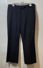 Load image into Gallery viewer, Calvin Klein Womens Black Flat Front Pockets Straight Leg Dress Pants Size 8

