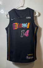 Load image into Gallery viewer, Nike Unisex Kids Black NBA Miami Heat Tyler Herro #14 Sports Jersey Size M
