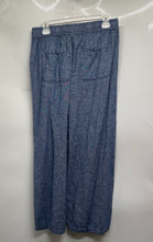 Load image into Gallery viewer, Old Navy Womens Blue High Rise Wide Leg Ankle Pants Size Medium
