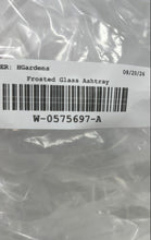 Load image into Gallery viewer, Frosted Clear Crystal Pressed Glass Tobacciana Collectible Ashtray
