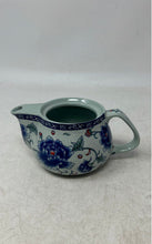 Load image into Gallery viewer, Blue Floral Pattern Ceramic Tableware Coffee Accessories Teapot With Handle
