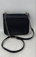 Load image into Gallery viewer, Womens Black Leather UKE Dreams Inner Pockets Shoulder Crossbody Handbag
