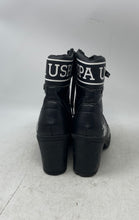 Load image into Gallery viewer, U.S. Polo Assn. Womens Black Round Toe Lace-Up Ankle Block Combat Boots Size 5
