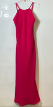 Load image into Gallery viewer, Calvin Klein Womens Hot Pink Sleeveless Round Neck Open Back Maxi Dress Size 12
