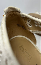Load image into Gallery viewer, Michael Kors Womens Damita Cream Open-Toe Wedge Platform Sandals Size 10M
