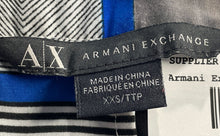 Load image into Gallery viewer, Armani Exchange Womens Multicolor Geometric Long Sleeve Shift Dress Size XXS
