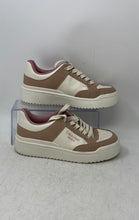 Load image into Gallery viewer, Calvin Klein Jeans Womens Ansly Beige Brown Lace-Up Sneakers Shoes Size 6.5M
