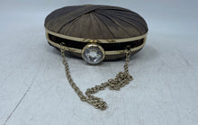 Load image into Gallery viewer, Sondra Roberts Womens Light Brown Chain Strap Magnetic Small Evening Clutch Bag
