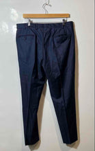 Load image into Gallery viewer, Authentic Emporio Armani Mens Blue Wool Straight Leg Dress Pants Size 52
