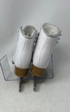 Load image into Gallery viewer, Jackson Kids White Round Toe Lace-Up Winter Ice Skates Size 3
