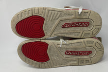 Load image into Gallery viewer, Authentic Nike Boys Air Jordan Spizike Low Red White Sneaker Shoes Size 5Y Worn
