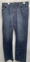 Load image into Gallery viewer, Lucky Brand Mens Blue Denim Medium Wash Whiskered Straight Leg Jeans Size 34X30
