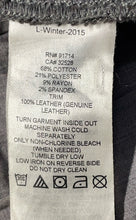 Load image into Gallery viewer, Armani Exchange Womens Gray Denim Dark Wash Cropped Skinny Jeans Size 29
