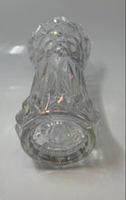 Load image into Gallery viewer, Clear Engraved Crystal Cut Scalloped Edge Home Decorative Flower Vase
