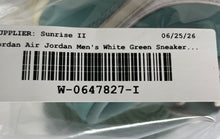 Load image into Gallery viewer, Nike Womens Air Jordan 1 Low DC0774-138 White Green Leather Sneakers Shoes 8.5
