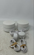 Load image into Gallery viewer, Lot Of 2 Pcs Google Model GJ2CQ White Mesh Networking Wi-Fi Router Not Tested
