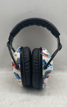 Load image into Gallery viewer, Unicorn White Rainbow Stars Printed Safety Noise Cancelling Earmuffs
