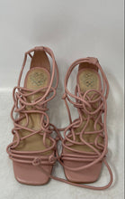 Load image into Gallery viewer, Vince Camuto Womens Enjita Pink Leather High Heel Strappy Sandals Size 6.5M
