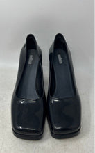 Load image into Gallery viewer, Melissa Womens Shift Black Square Toe Slip-On Block Pump Heels Size 9
