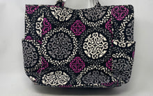 Load image into Gallery viewer, Vera Bradley Womens Multicolor Printed Inner Pocket Double Handle Tote Bag
