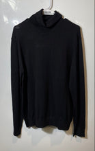 Load image into Gallery viewer, H&amp;M Womens Black Long Sleeve Turtleneck Slim Fit Pullover Sweater Size M
