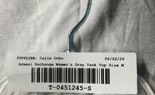 Load image into Gallery viewer, Armani Exchange Womens Gray Printed Scoop Neck Pullover Tank Top Size Medium
