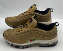 Load image into Gallery viewer, Authentic Nike Womens Air Max 97 885691-700 Gold-Tone Sneakers Shoes Size 9.5
