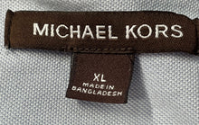 Load image into Gallery viewer, Michael Kors Mens Light Blue Short Sleeve Collared Polo Shirt Size XL
