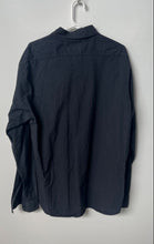 Load image into Gallery viewer, Hugo Boss Mens Black Long Sleeve Collared Button-Up Shirt Size XL

