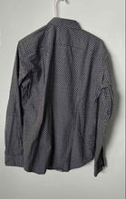Load image into Gallery viewer, Hugo Boss Mens Black Cotton Long Sleeve Button-Up Shirt Size Medium
