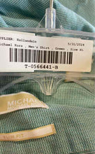 Load image into Gallery viewer, Michael Kors Mens Shirt Green Size XL
