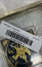 Load image into Gallery viewer, Don Quixote Framed Glass Square Art Black Gold-Tone Painting
