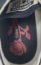 Load image into Gallery viewer, Converse Womens Chuck Taylor All Star Black Red Floral Sneaker Shoes Size 7.5
