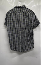 Load image into Gallery viewer, Armani Exchange Mens Black White Printed Cotton Regular Fit Button-Up Shirt Sz M
