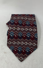 Load image into Gallery viewer, Stafford Mens Multicolor Geometric Silk Adjustable Pointed Tie One Size
