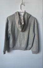 Load image into Gallery viewer, Gap Girls Gray Heather Embroidered Logo Long Sleeve Full-Zip Hoodie Size XL
