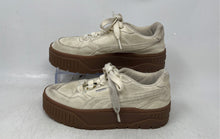 Load image into Gallery viewer, Puma Kids Karmen II Idol 400371-01 Beige Suede Lace-Up Sneakers Shoes Size 4
