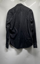 Load image into Gallery viewer, Bugatchi Mens Black Cotton Long Sleeve Shaped Fit Button-Up Shirt Size M

