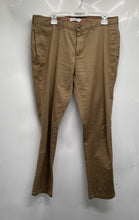 Load image into Gallery viewer, Arturo Calle Mens Beige Slash Pockets Flat Front Straight Leg Chino Pants Sz 36

