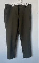 Load image into Gallery viewer, Ann Taylor Womens Green Pockets Flat Front Straight Leg Trousers Pants Size 4
