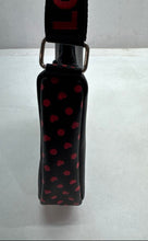 Load image into Gallery viewer, Betty Boop Womens Black Red Graphic Print Adjustable Strap Zipper Crossbody Bag
