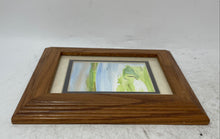 Load image into Gallery viewer, Framed Signed Watercolor Painting Landscape Featuring A Golfer By Diane Frazier
