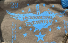 Load image into Gallery viewer, Rock &amp; Roll Cowgirl Womens Gray Long Sleeve Full-Zip Hoodie Size Large
