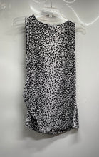 Load image into Gallery viewer, Michael Kors Womens Black Printed Sleeveless Cowl Neck Blouse Top Size Medium
