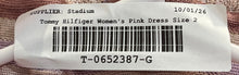 Load image into Gallery viewer, Tommy Hilfiger Womens Pink Flutter Sleeve V-Neck Ruffle Hem A-Line Dress Size 2
