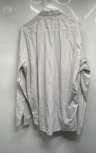 Load image into Gallery viewer, Lacoste Mens White Striped Long Sleeve Regular Fit Button-Up Shirt Size 44
