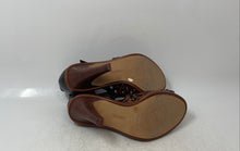 Load image into Gallery viewer, Vince Camuto Womens Frasper Brown &amp; Black Ankle Strap Sandals Size 7
